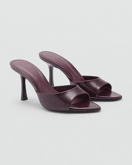 Luxury Pointy Heels- Burgundy