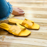 Yellow Sunbeam Women's Flat Sandal