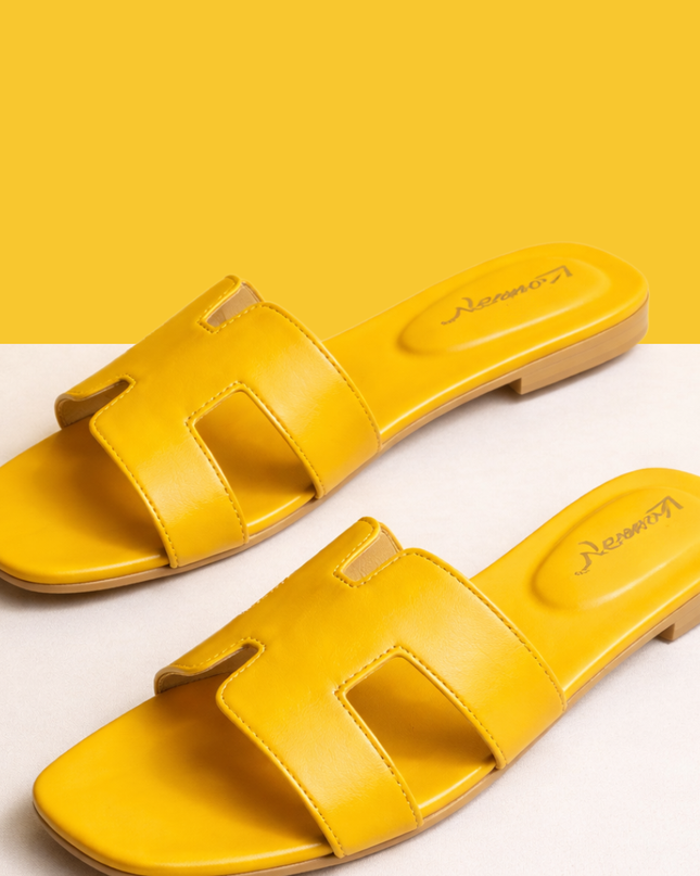 Yellow Sunbeam Women's Flat Sandal