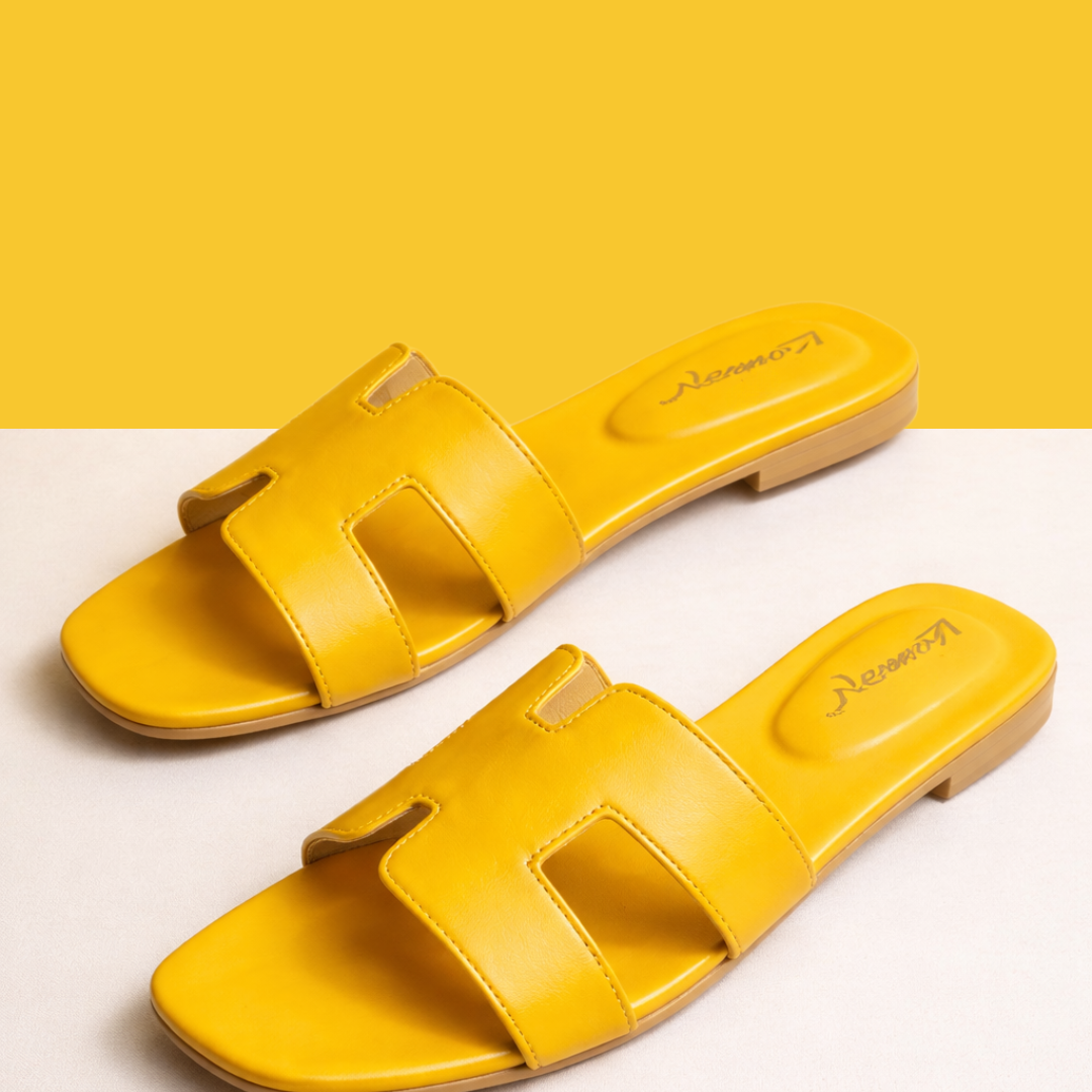 Yellow Sunbeam Women's Flat Sandal