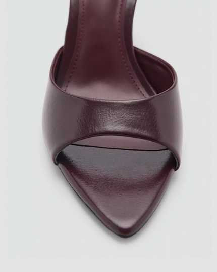 Luxury Pointy Heels- Burgundy