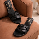 Crisscross Comfort Slides