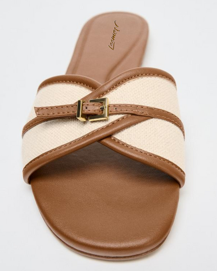 Buckled Chic Flat Sandals