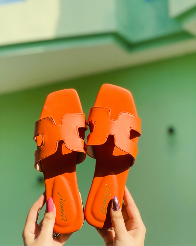 Orange Blossom Women's Flat Sandal