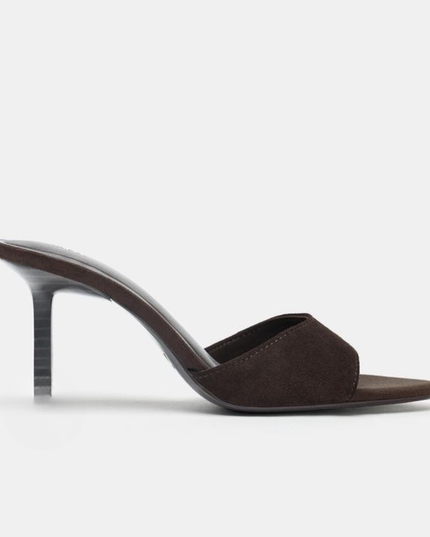 Luxury Velvet Pointed Heels Leemon Pakistan