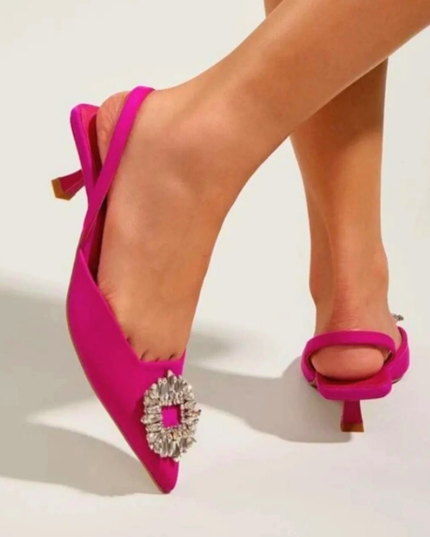 Isabil Luxe Heels- Pink