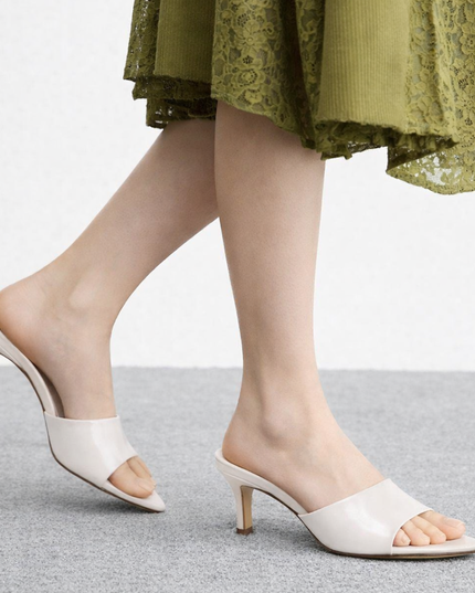 Luxury Pointy Heels- White