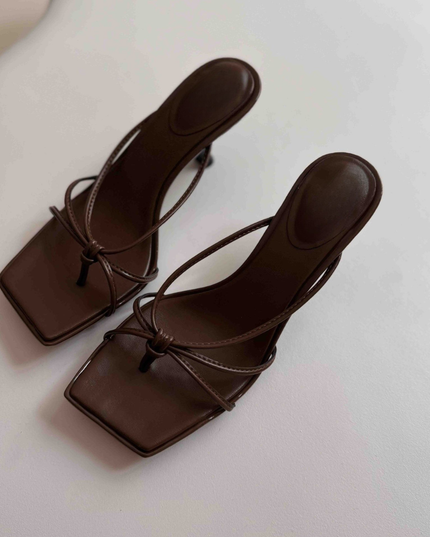 Luxe Knot Mules Leemon Pakistan