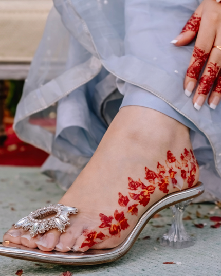 Transparent Strappy Heels