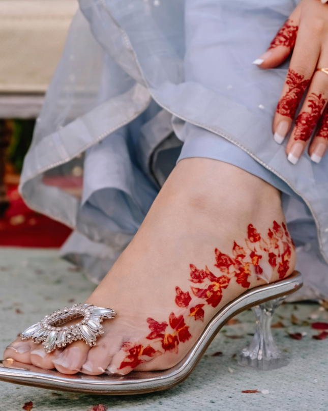 Transparent Strappy Heels