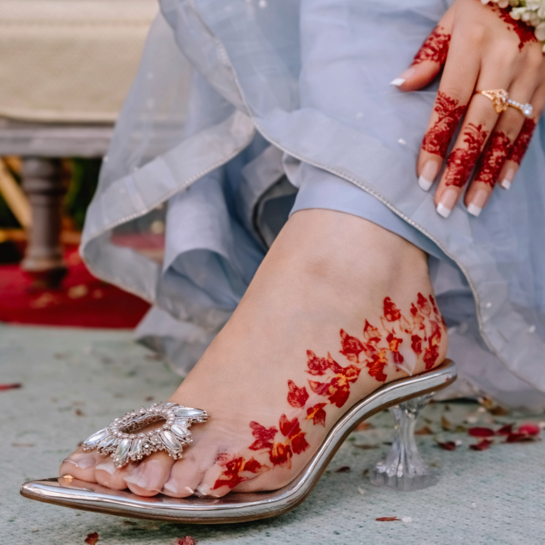 Transparent Strappy Heels