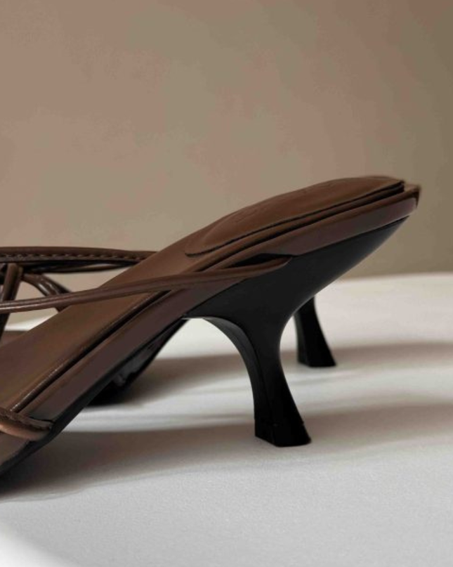 Luxe Knot Mules Leemon Pakistan