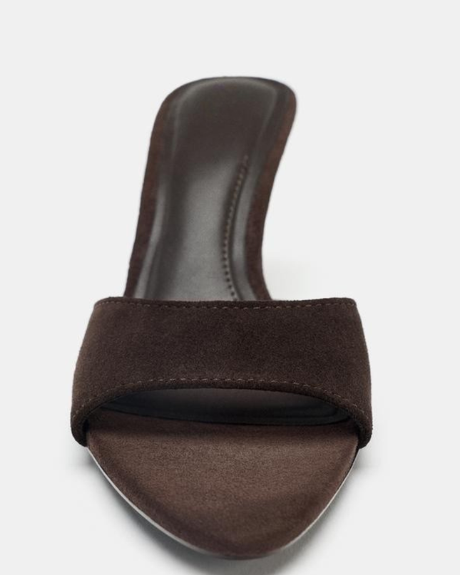 Luxury Velvet Pointed Heels Leemon Pakistan