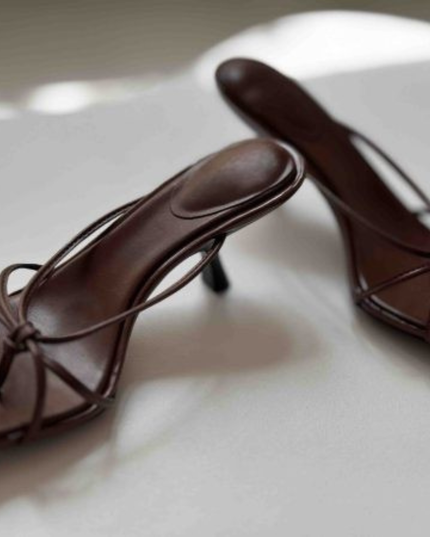 Luxe Knot Mules Leemon Pakistan
