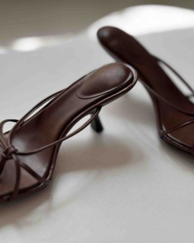 Luxe Knot Mules Leemon Pakistan