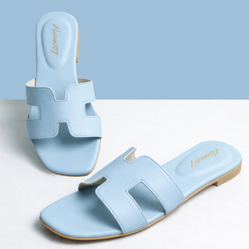 Sky Blue Breeze Women's Flat Sandal