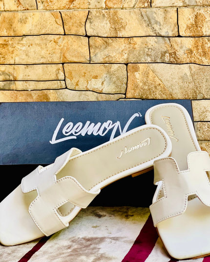 White Serenity Women's Flat Sandal
