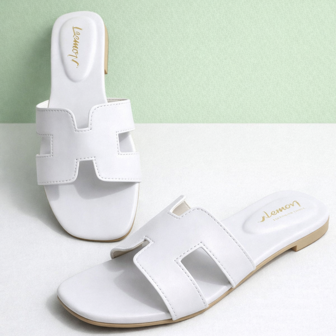 White Serenity Women's Flat Sandal