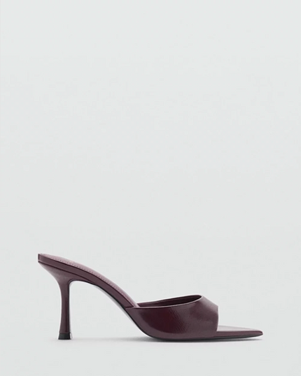 Luxury Pointy Heels- Burgundy