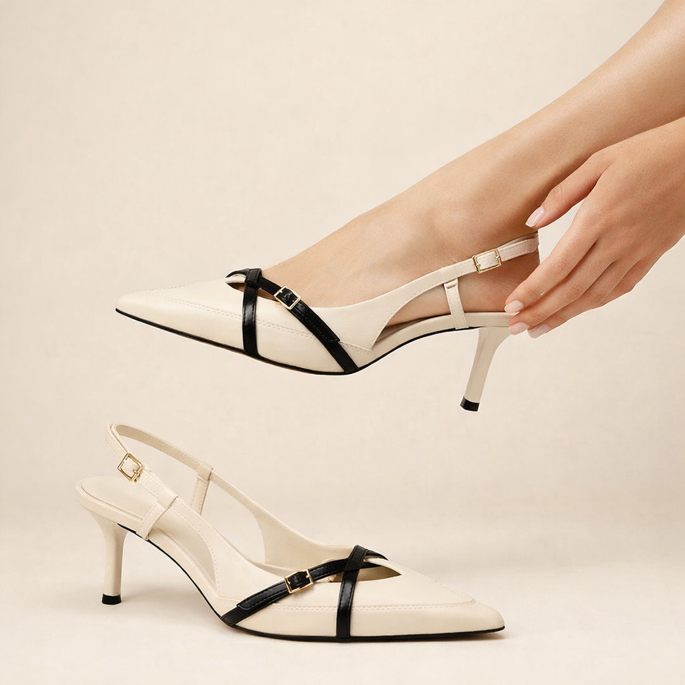 Buckle Strappy Heels