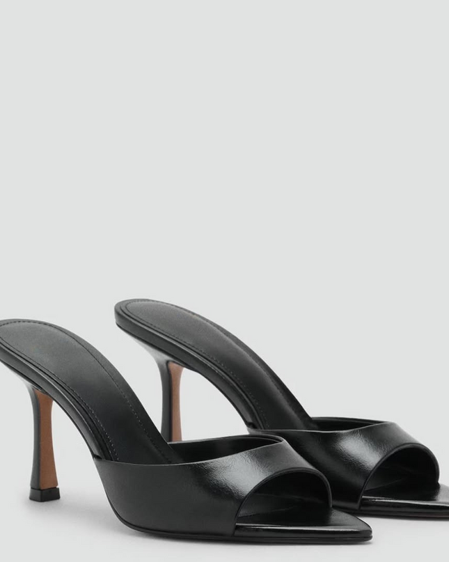 Luxury Pointy Heels- Black
