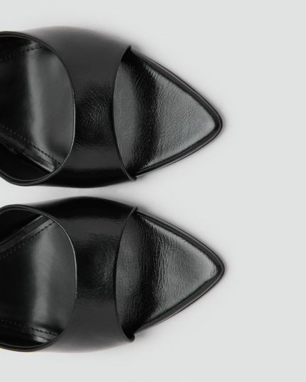 Luxury Pointy Heels- Black Leemon Pakistan