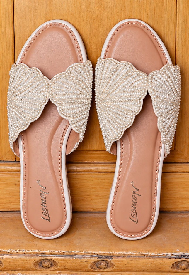 Leemon Floral Pearl Flats Leemon Pakistan