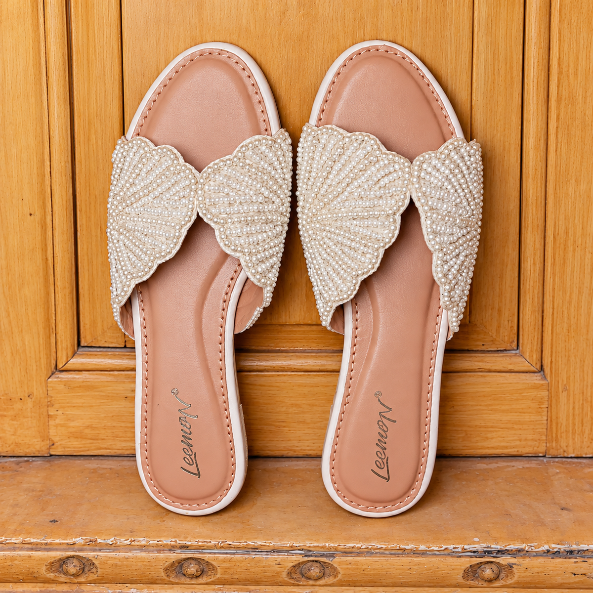 Leemon Floral Pearl Flats